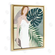 Melissa Wang | Woman with Tropical Palms Shaded Plants