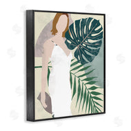 Melissa Wang | Woman with Tropical Palms Shaded Plants