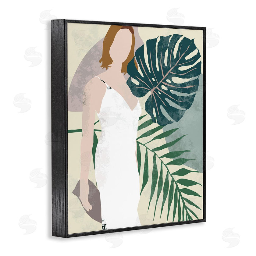 Melissa Wang | Woman with Tropical Palms Shaded Plants