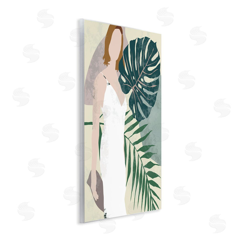 Melissa Wang | Woman with Tropical Palms Shaded Plants