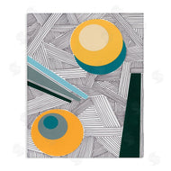 Regina Moore | Modern Geometric Abstraction Asymmetrical Circles