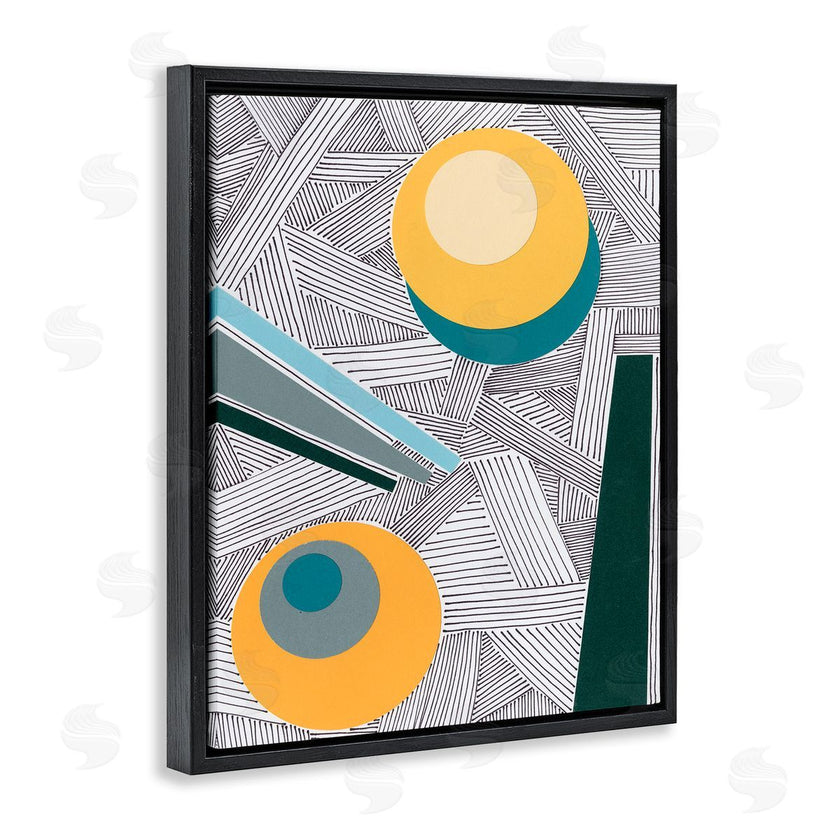 Regina Moore | Modern Geometric Abstraction Asymmetrical Circles