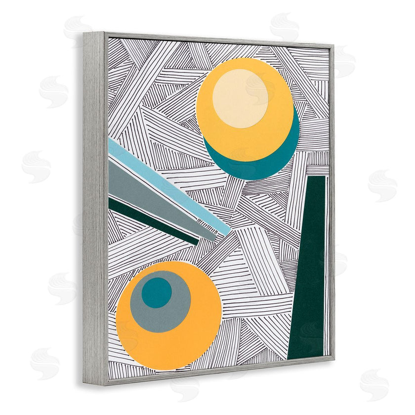 Regina Moore | Modern Geometric Abstraction Asymmetrical Circles