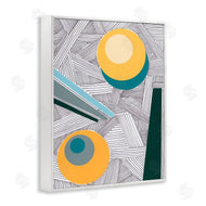 Regina Moore | Modern Geometric Abstraction Asymmetrical Circles