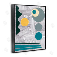 Regina Moore | Geometric and Line Abstraction Modern Circular Shapes