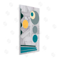 Regina Moore | Geometric and Line Abstraction Modern Circular Shapes