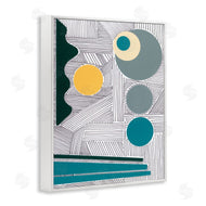 Regina Moore | Geometric and Line Abstraction Modern Circular Shapes