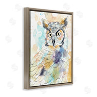 Annie Warren | Majestic Owl Portrait Bird Watercolor Design