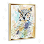 Annie Warren | Majestic Owl Portrait Bird Watercolor Design