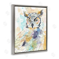 Annie Warren | Majestic Owl Portrait Bird Watercolor Design