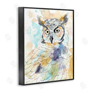 Annie Warren | Majestic Owl Portrait Bird Watercolor Design