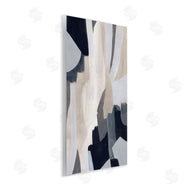 June Erica Vess | Layered Organic Abstract Shapes Blue Beige