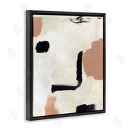Victoria Barnes | Soft Tone Neutral Abstraction Beige Black Design