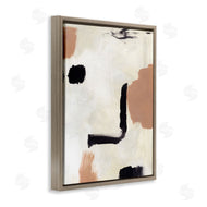 Victoria Barnes | Soft Tone Neutral Abstraction Beige Black Design
