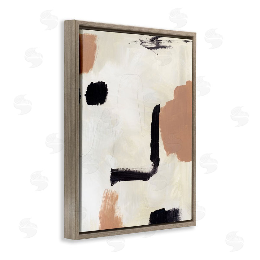 Victoria Barnes | Soft Tone Neutral Abstraction Beige Black Design