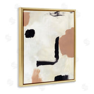Victoria Barnes | Soft Tone Neutral Abstraction Beige Black Design