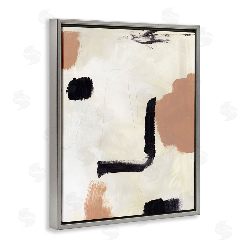 Victoria Barnes | Soft Tone Neutral Abstraction Beige Black Design