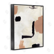 Victoria Barnes | Soft Tone Neutral Abstraction Beige Black Design