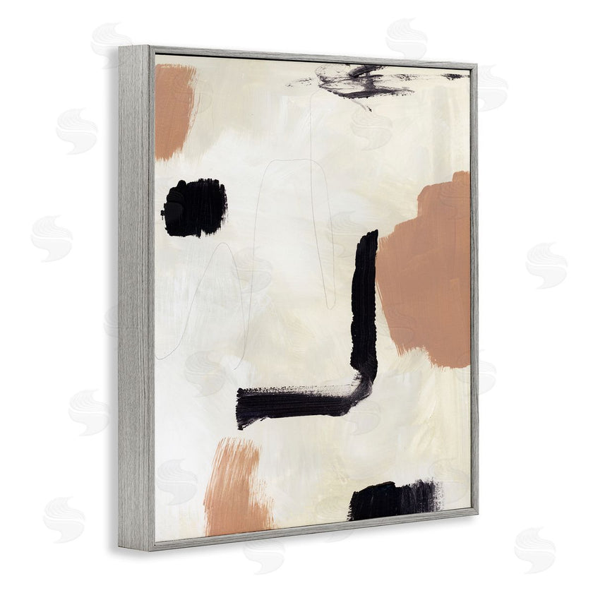 Victoria Barnes | Soft Tone Neutral Abstraction Beige Black Design