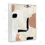 Victoria Barnes | Soft Tone Neutral Abstraction Beige Black Design