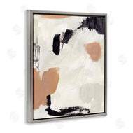 Victoria Barnes | Expressive Abstract Composition Neutral Beige Black