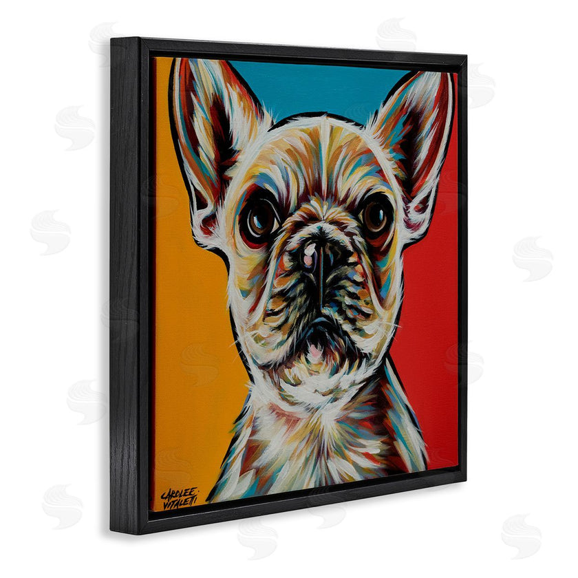 Carolee Vitaletti | Chroma Style Dog Small Puppy Red Yellow Blue Pop