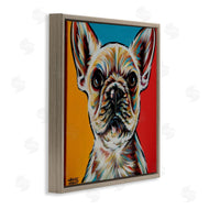 Carolee Vitaletti | Chroma Style Dog Small Puppy Red Yellow Blue Pop