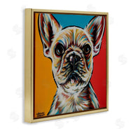 Carolee Vitaletti | Chroma Style Dog Small Puppy Red Yellow Blue Pop