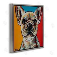 Carolee Vitaletti | Chroma Style Dog Small Puppy Red Yellow Blue Pop