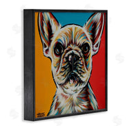 Carolee Vitaletti | Chroma Style Dog Small Puppy Red Yellow Blue Pop