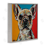 Carolee Vitaletti | Chroma Style Dog Small Puppy Red Yellow Blue Pop