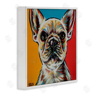 Carolee Vitaletti | Chroma Style Dog Small Puppy Red Yellow Blue Pop