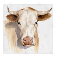Grace Popp | Sulking Cow Portrait Soft Tone Brown