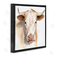 Grace Popp | Sulking Cow Portrait Soft Tone Brown