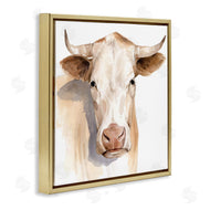 Grace Popp | Sulking Cow Portrait Soft Tone Brown