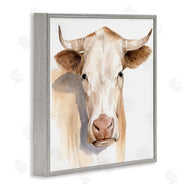 Grace Popp | Sulking Cow Portrait Soft Tone Brown