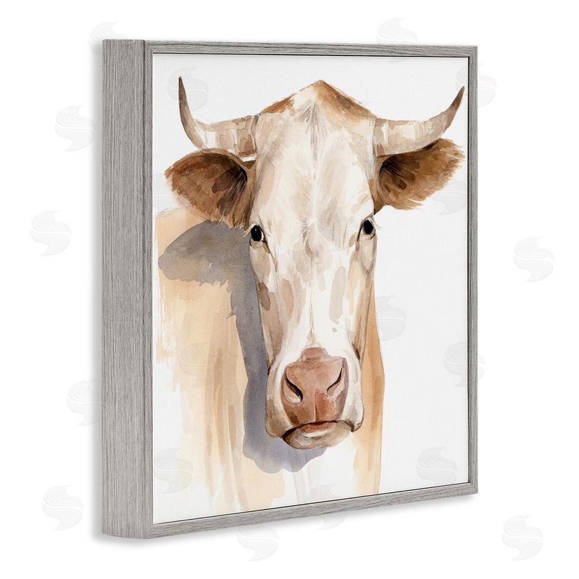 Grace Popp | Sulking Cow Portrait Soft Tone Brown