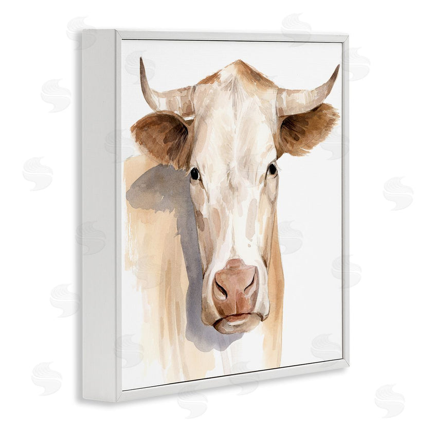 Grace Popp | Sulking Cow Portrait Soft Tone Brown