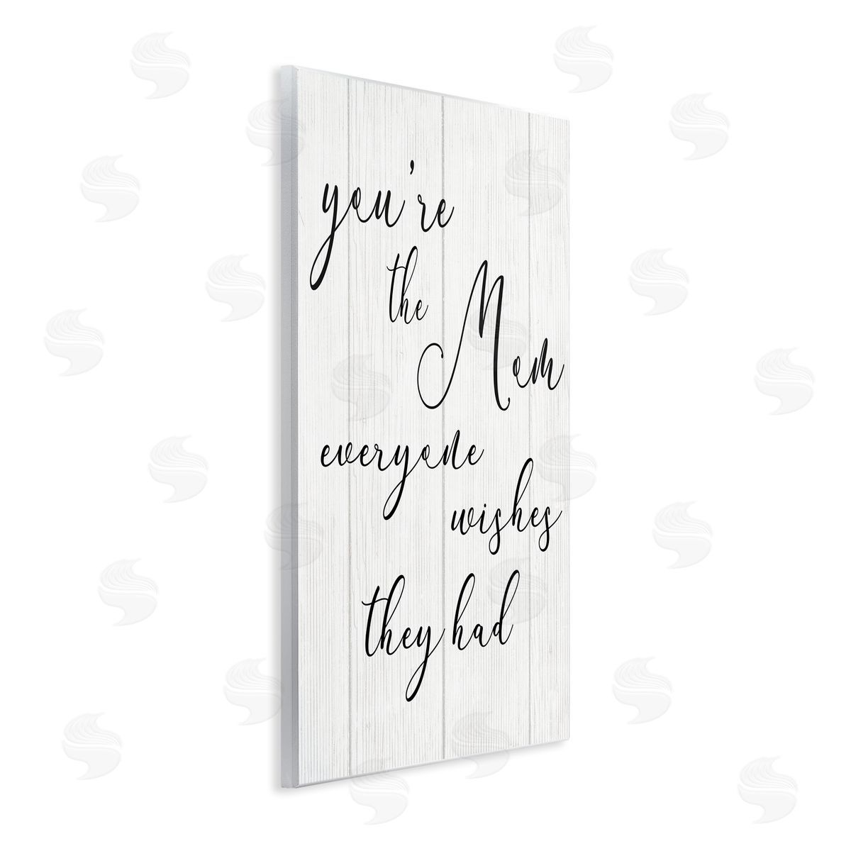 Stupell Studio You're the Mom Phrase Motivational Family Appreciation Wall Plaque Art