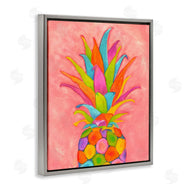 Elvira Errico | Vibrant Pineapple Fruit Fun Pink Blue Yellow