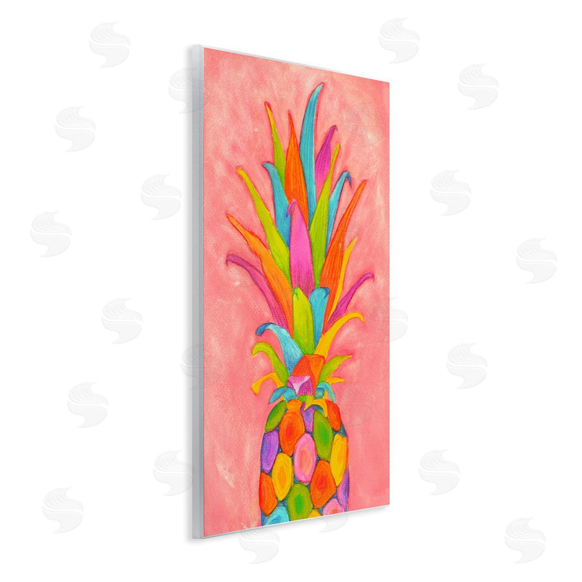 Elvira Errico | Vibrant Pineapple Fruit Fun Pink Blue Yellow