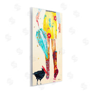 Pamela K. Beer | Walking In Rainboots Cheerful Vibrant Pattern