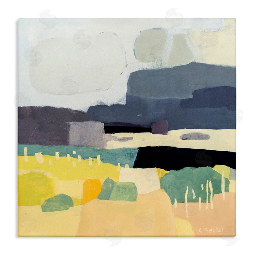 Anne Becker | Dessert Afternoon Landscape Expressive Abstract Canyon