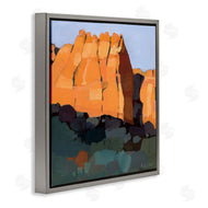 Anne Becker | Canyon Side Abstract Landscape Southwestern Mountains