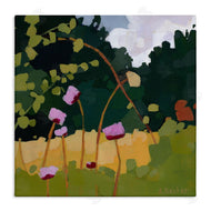 Anne Becker | Wildflower Meadow Greenery Abstract Thistle Landscape