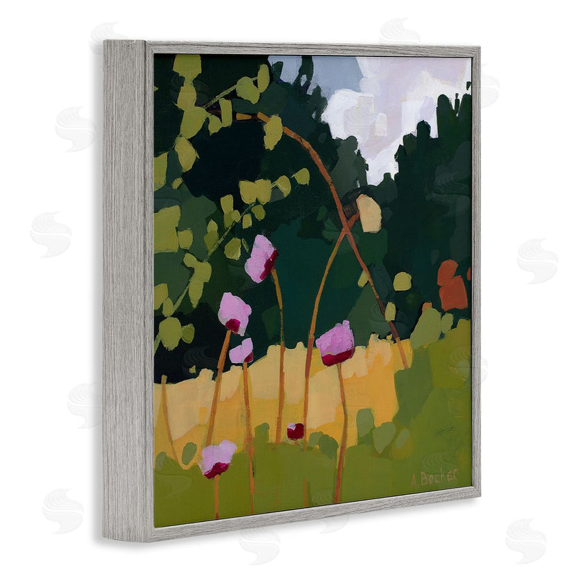Anne Becker | Wildflower Meadow Greenery Abstract Thistle Landscape