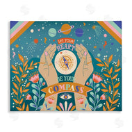 Caroline Alfreds | Heart Be Your Compass Phrase Boho Chic Constellations