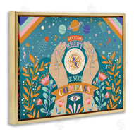 Caroline Alfreds | Heart Be Your Compass Phrase Boho Chic Constellations