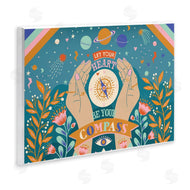 Caroline Alfreds | Heart Be Your Compass Phrase Boho Chic Constellations
