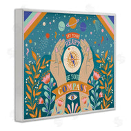 Caroline Alfreds | Heart Be Your Compass Phrase Boho Chic Constellations